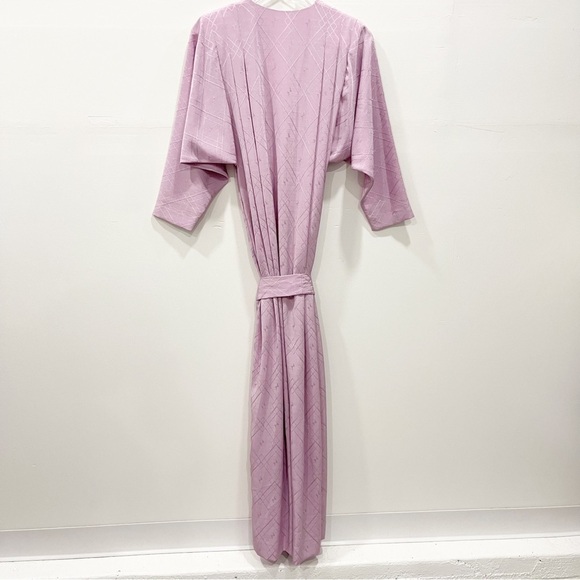 Christian Dior Loungewear Full Length Vintage Robe Sash-Tie Size P - Picture 3 of 12
